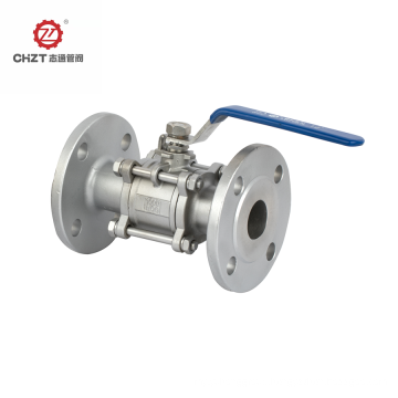 3-PC flange end ball valve